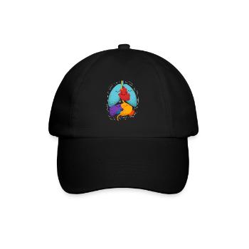 Anatomie-Geschenk der inneren Organe für Mediziner - Baseballkappe - Schwarz/Schwarz - Vorne