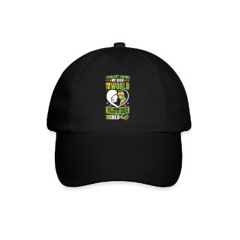 Autismus Bewusstsein - Baseballkappe - Schwarz/Schwarz - Vorne