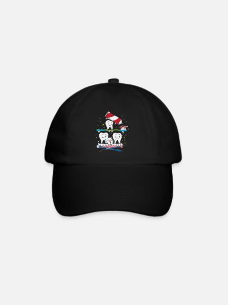 Zahnarzt Zahnarztpraxis Zähne putzen Zahnpasta - Baseballkappe - Schwarz/Schwarz