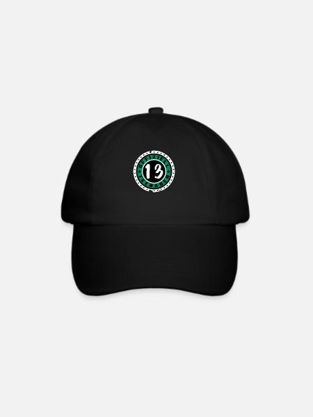 Offiziell 13 Teenager 13. Geburtstag Geschenkidee - Baseballkappe - Schwarz/Schwarz