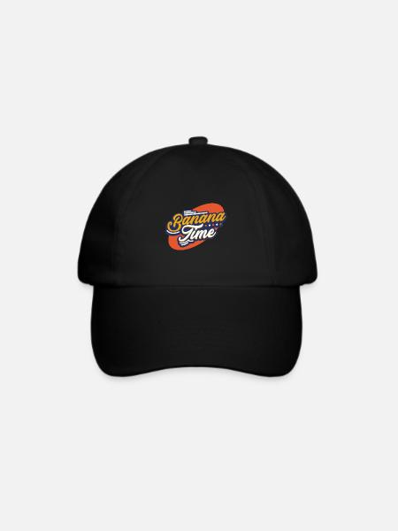Banane - Baseballkappe - Schwarz/Schwarz
