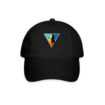 Distressed Musician - Baseballkappe - Schwarz/Schwarz - Vorne