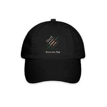 Dart, Dartscheibe - Baseballkappe - Schwarz/Schwarz - Vorne