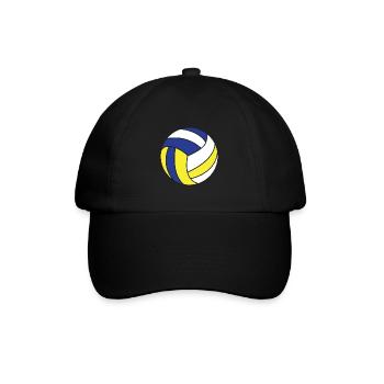 Volleyball Ball - Baseballkappe - Schwarz/Schwarz - Vorne
