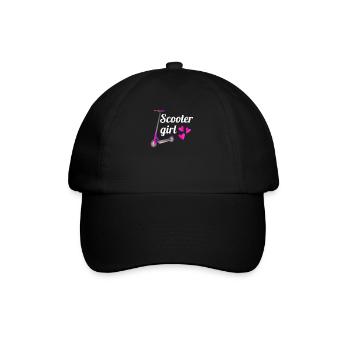 Roller Geschenke Für Mädchen Scooter Tretroller - Baseballkappe - Schwarz/Schwarz - Vorne