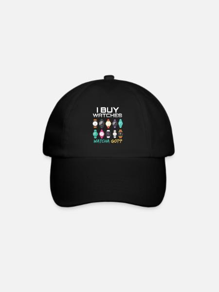 I Buy Watches Watcha Got? Uhren Uhr - Baseballkappe - Schwarz/Schwarz