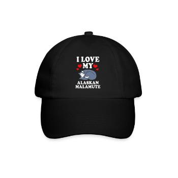 Malamute - Baseballkappe - Schwarz/Schwarz - Vorne