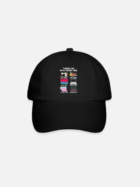 Nähen - Baseballkappe - Schwarz/Schwarz