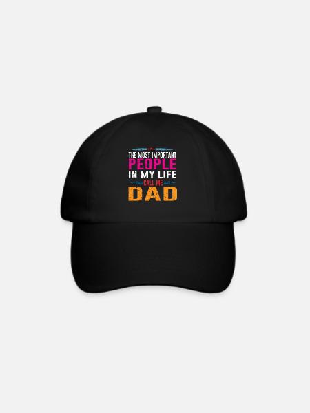 Bester Dad I Bester Papa - Baseballkappe - Schwarz/Schwarz