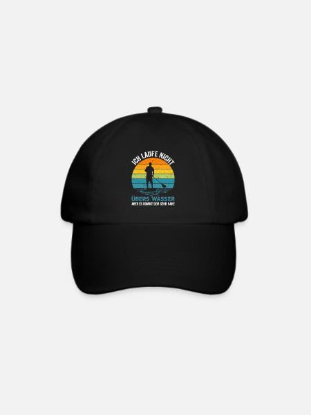 Stand up Paddle SUP Retro - Baseballkappe - Schwarz/Schwarz