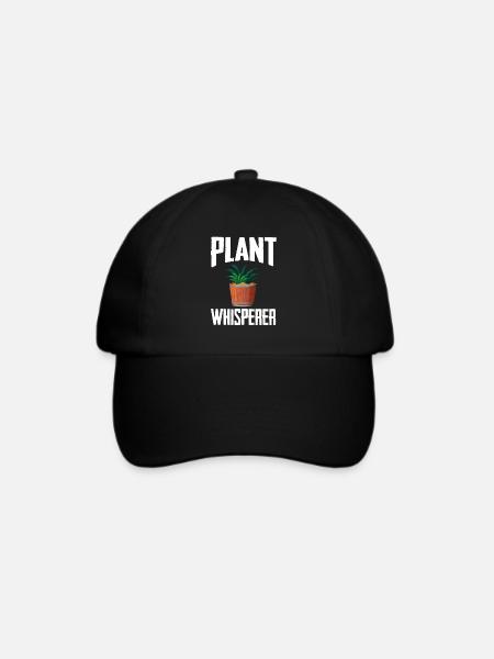Pflanzenflüsterer - Baseballkappe - Schwarz/Schwarz