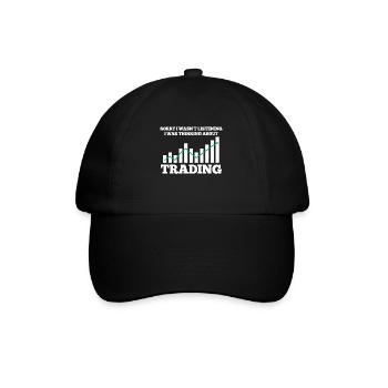 Handel Trading Börse - Baseballkappe - Schwarz/Schwarz - Vorne