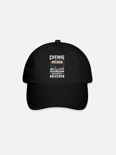 Chemie - Baseballkappe - Schwarz/Schwarz
