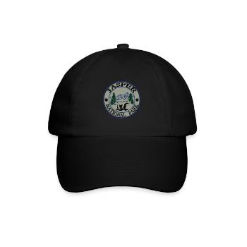 Jasper National Park - Baseballkappe - Schwarz/Schwarz - Vorne