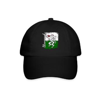 Steiermark - Baseballkappe - Schwarz/Schwarz - Vorne