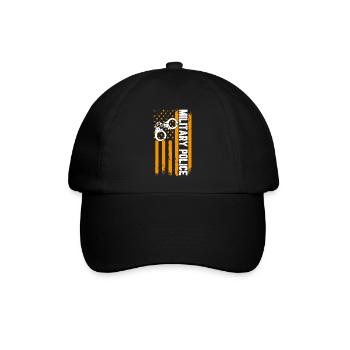 Military Police - Baseballkappe - Schwarz/Schwarz - Vorne