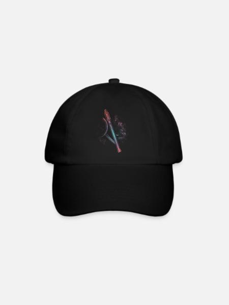 Falcon 9 Rakete - Baseballkappe - Schwarz/Schwarz