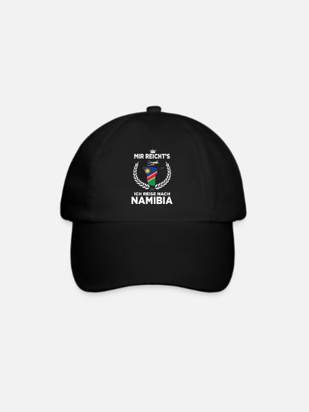 Mir reichts ich reise nach Namibia GeschenkMir rei - Baseballkappe - Schwarz/Schwarz