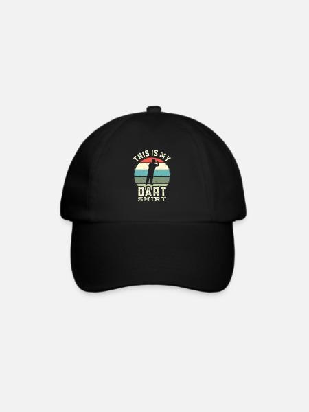 Dart , Dart Tshirt - Baseballkappe - Schwarz/Schwarz