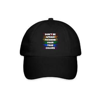 Lgbt - Baseballkappe - Schwarz/Schwarz - Vorne