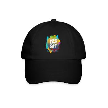 Salsa Tanz Salsa 123 567 - Baseballkappe - Schwarz/Schwarz - Vorne