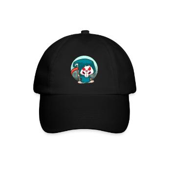 Böser Hase Böser Hasi Lustiges Kaninchen Geschenk - Baseballkappe - Schwarz/Schwarz - Vorne