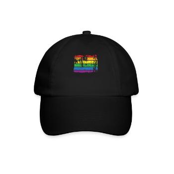 Lgbt - Baseballkappe - Schwarz/Schwarz - Vorne