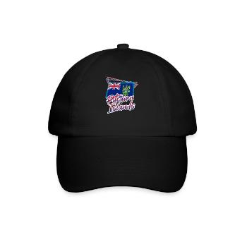 Pitcairninseln - Baseballkappe - Schwarz/Schwarz - Vorne