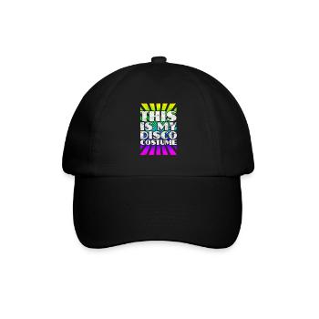 Disco - Baseballkappe - Schwarz/Schwarz - Vorne