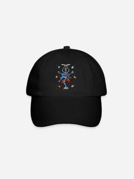 Kali Hindu Göttin - Baseballkappe - Schwarz/Schwarz
