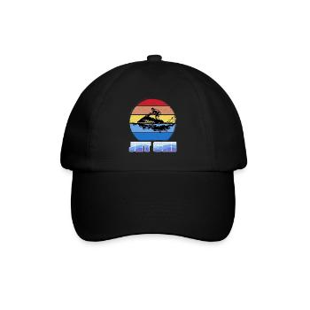 Jetski - Baseballkappe - Schwarz/Schwarz - Vorne