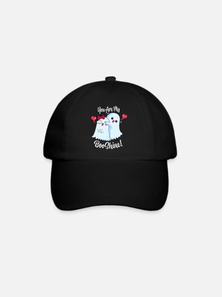 You Are My Boo Shine Halloween Cute Ghosts T Shirt - Baseballkappe - Schwarz/Schwarz