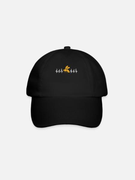 Imker - Baseballkappe - Schwarz/Schwarz