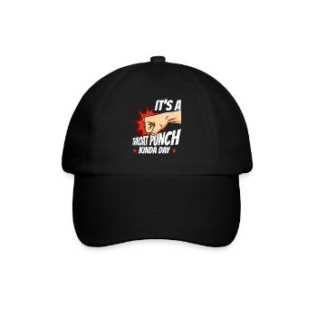Es ist ein Kehle-Punch-Kinda-Tag - Baseballkappe - Schwarz/Schwarz - Vorne
