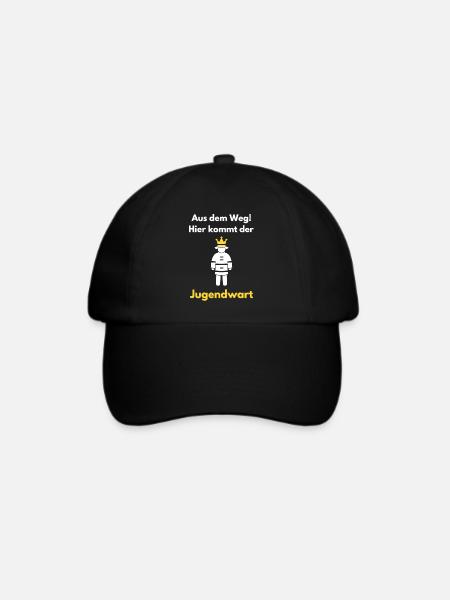 Lustig Jugendwart Freiwillige Feuerwehr Geschenk - Baseballkappe - Schwarz/Schwarz