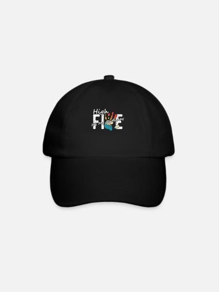 Hi Five Birthday Hi 5 Jahre Geburtstag Geschenk - Baseballkappe - Schwarz/Schwarz