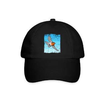 Vogelbeobachtung Vögel Beobachten Birding Vogel - Baseballkappe - Schwarz/Schwarz - Vorne