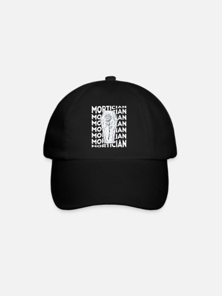 Bestatter Bestattung - Baseballkappe - Schwarz/Schwarz