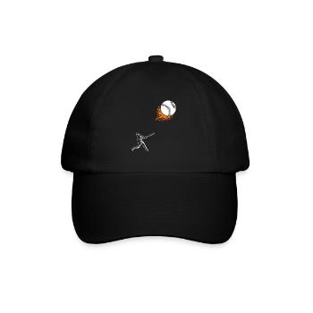 Baseball - Baseballkappe - Schwarz/Schwarz - Vorne
