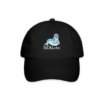 Zöliakie SEALiac Gluten-Allergie - Baseballkappe - Schwarz/Schwarz - Vorne