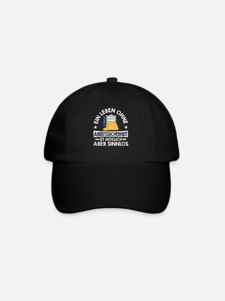 Ein Leben ohne Arbeitssicherheit Fachkraft Sifa - Baseballkappe - Schwarz/Schwarz
