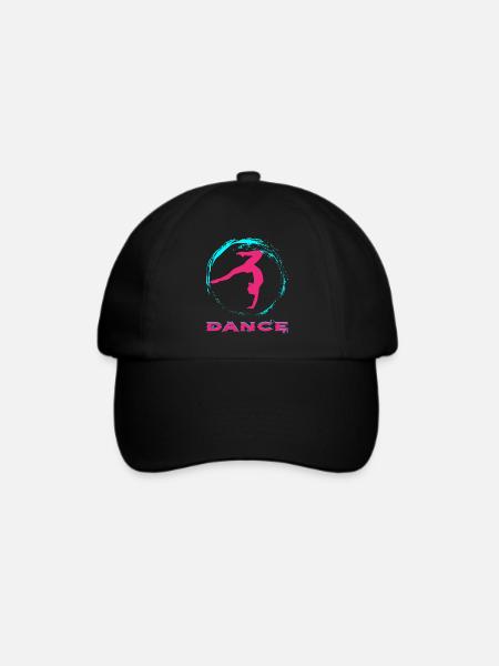Dance - Baseballkappe - Schwarz/Schwarz