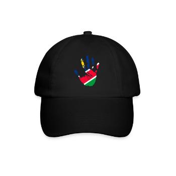 Namibia - Baseballkappe - Schwarz/Schwarz - Vorne