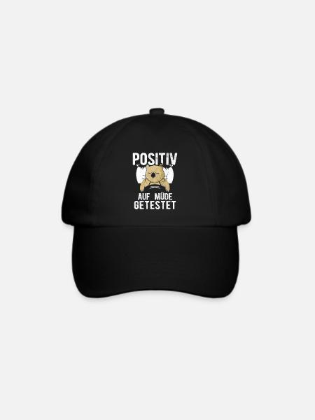 Australien Wombat Beuteltier - Baseballkappe - Schwarz/Schwarz
