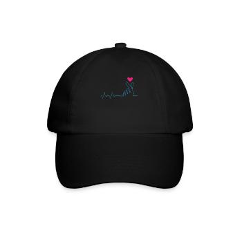 Kpop Fashion - Baseballkappe - Schwarz/Schwarz - Vorne