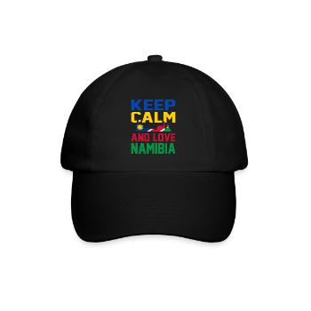 Namibia - Baseballkappe - Schwarz/Schwarz - Vorne
