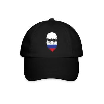 RUSSIA - Baseballkappe - Schwarz/Schwarz - Vorne