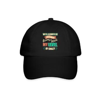 Freund Beste Freunde - Baseballkappe - Schwarz/Schwarz - Vorne