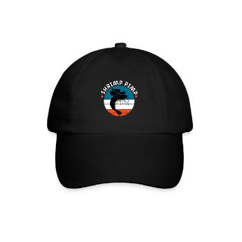 Shrimp Pimp - Baseballkappe - Schwarz/Schwarz - Vorne