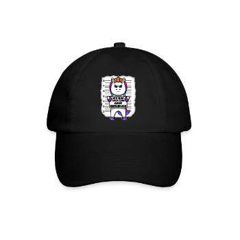 Klein aber gefährlich - Baseballkappe - Schwarz/Schwarz - Vorne